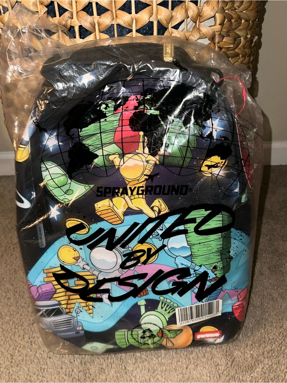 Sprayground Astro Crew-Space Stacks Backpack